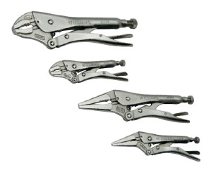 Lock Pliers Set (4 Pack) - WILLIAMS TOOLS