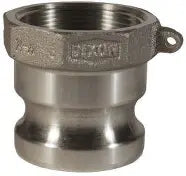 300-A-AL 3" male cam adapter x 3" Female NPT aluminum Camlock fitting