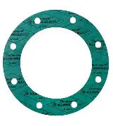1/16" x 8" 150 PSI Full Face Green Flange Gasket w/ Bolt Holes