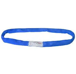 7" x 6' Polyester Power Lift Blue Round Sling
