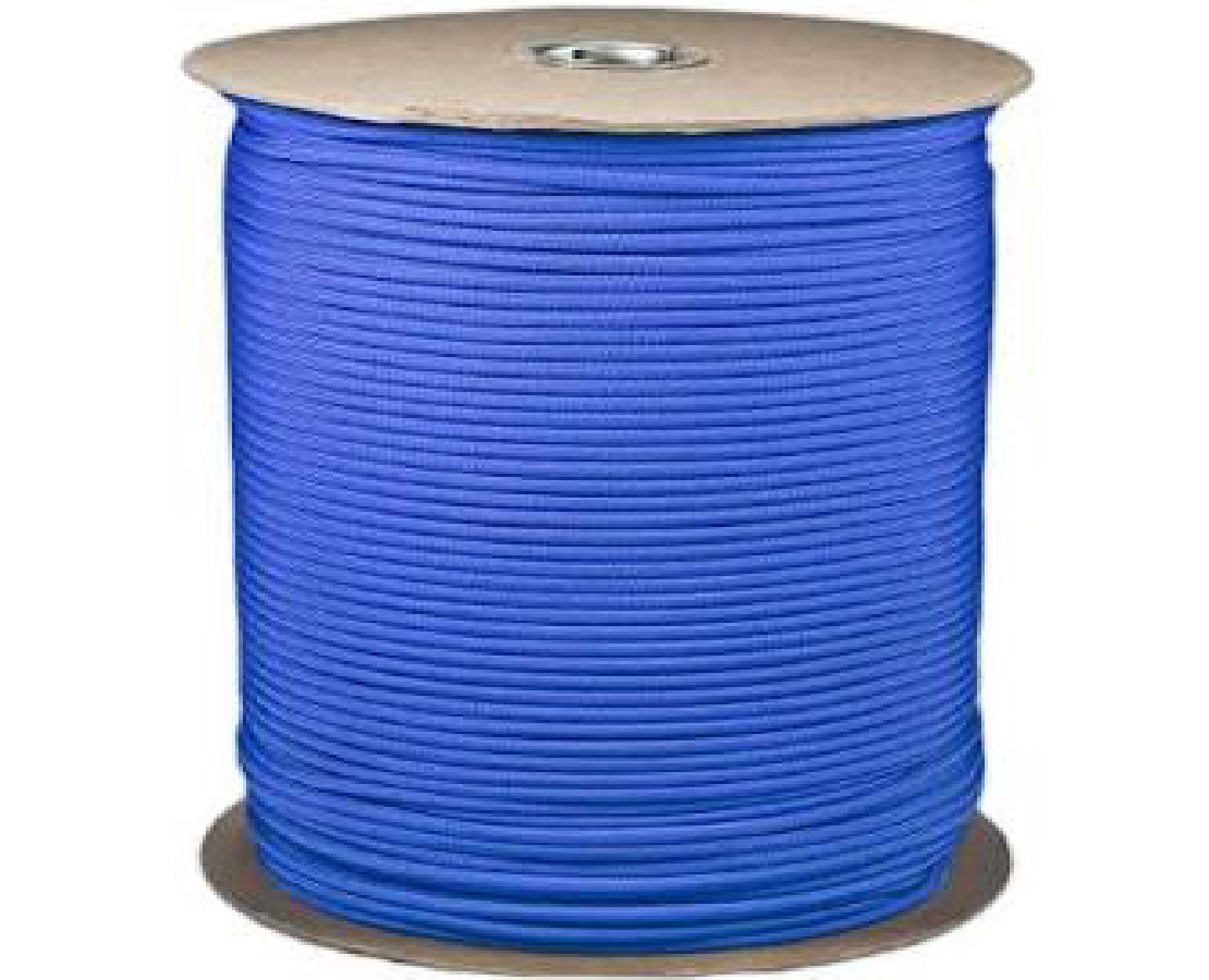 1000' 550 Lb. Type III 7 Strand Royal Blue Nylon Paracord