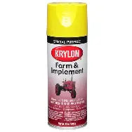 12 Oz. High Gloss Yellow Farm and Implement Spray Paint f/ Metal or Wood