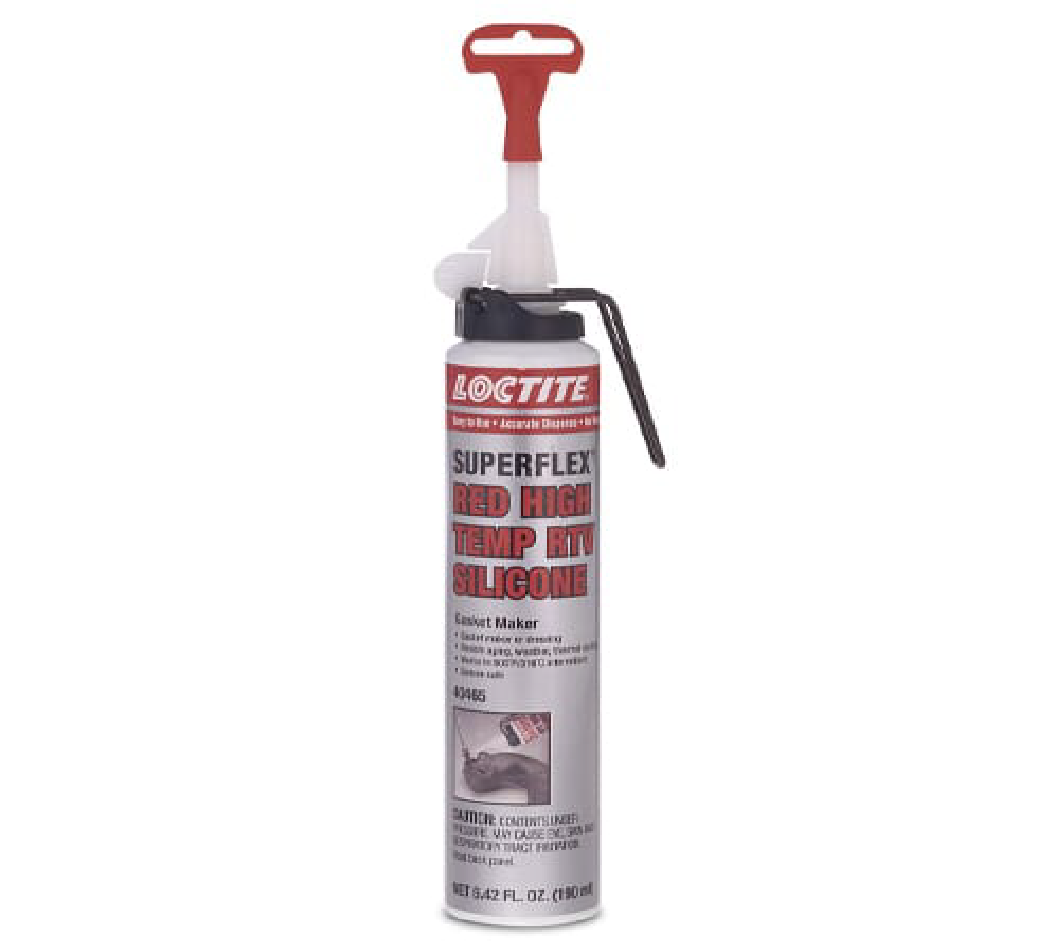 190 mil. Red Superflex RTV Silicon Adhesive Sealant