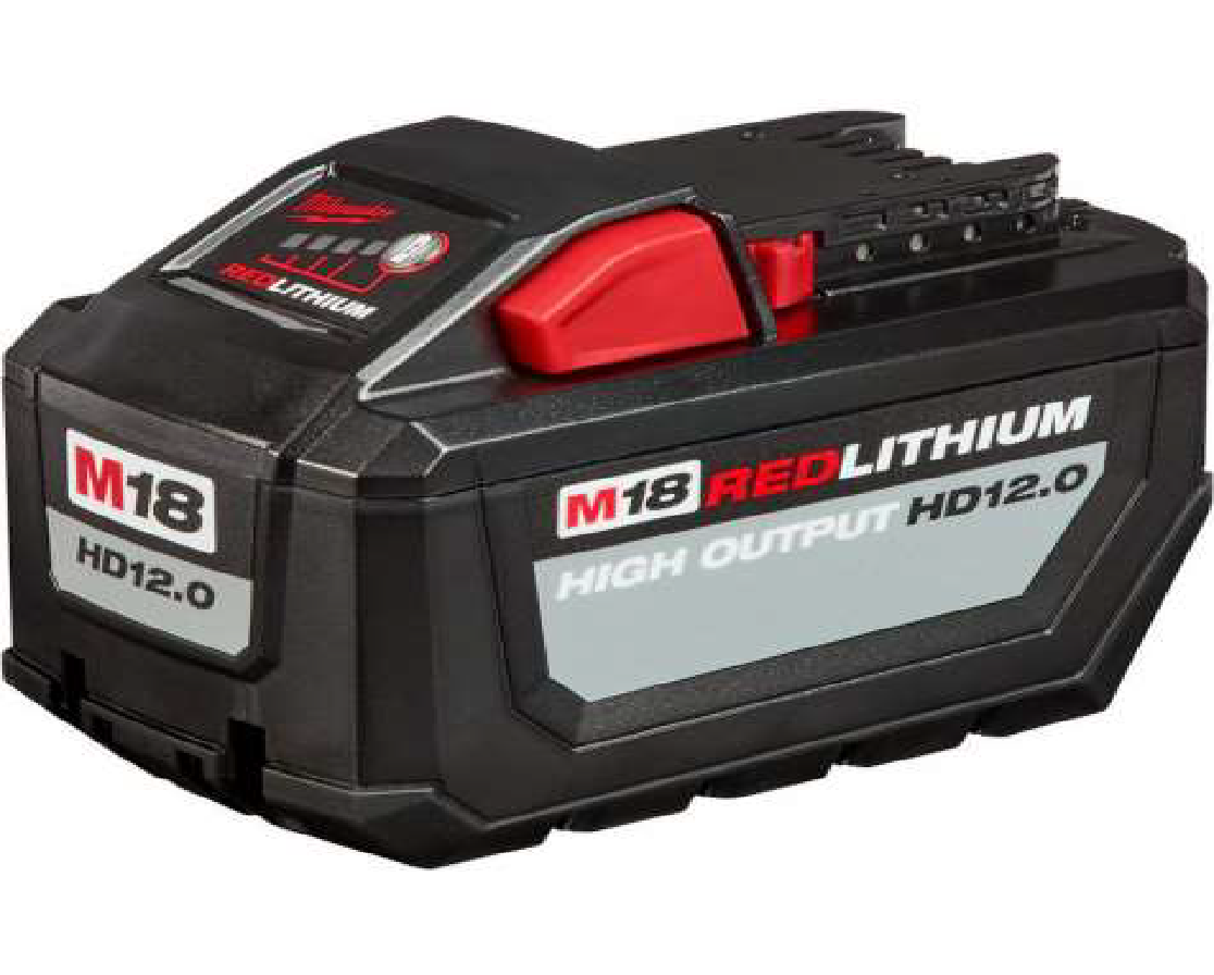 M18 18V 12Ah Red Lithium Battery - MILWAUKEE