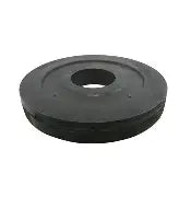 22" x 5" Black Dual Split Pipe Wiper