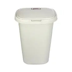 13 Gal. White Trash Can w/ Lid