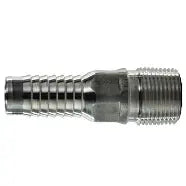 1" KC King Nipple Barb X Thread