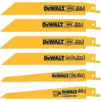 Bi-Metal Reciprocating Saw Blade Set (6 Piece)
