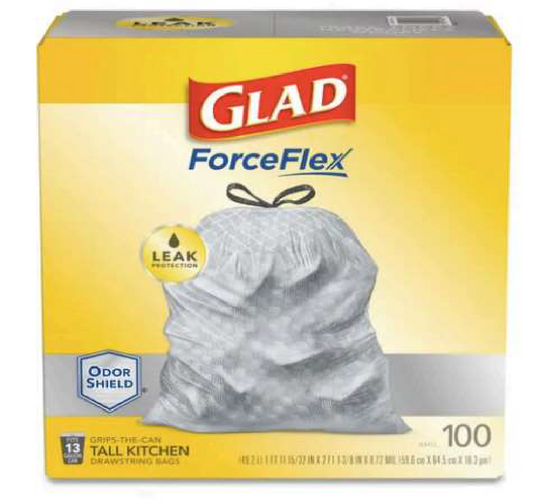 13 Gal. Drawstring Trash Bags (100 Count)