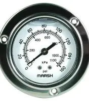 2 1/2" 200 PSI Severe Service Marsh Gauge