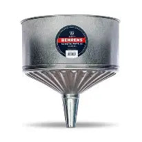 12" 8 Qt. Galvanized Steel Funnel