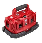 M18 18V Lithium-Ion 6-Port Sequential Battery Charger - MILWAUKEE