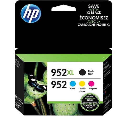 HP 952XL Ink Cartridges (4 Pack)