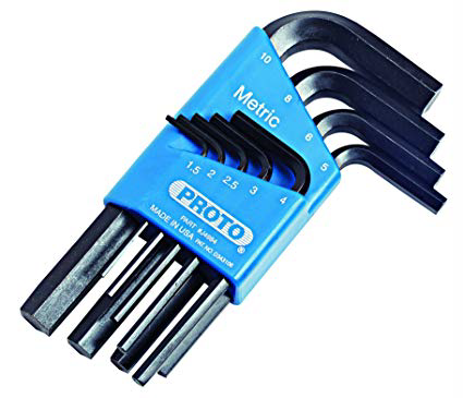 Metric Hex Key Set (9 Piece) - PROTO